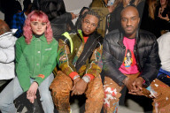PEOPLE - Promis bei der Heron Preston Modenschau in Paris