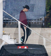 PEOPLE - Kourtney Kardashian und Justin Bieber verlassen die Kirche in Hollywood