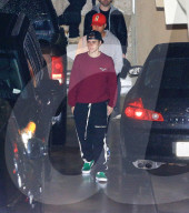 PEOPLE - Kourtney Kardashian und Justin Bieber verlassen die Kirche in Hollywood