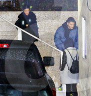 PEOPLE - Kourtney Kardashian und Justin Bieber verlassen die Kirche in Hollywood
