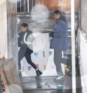 PEOPLE - Kourtney Kardashian und Justin Bieber verlassen die Kirche in Hollywood