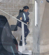 PEOPLE - Kourtney Kardashian und Justin Bieber verlassen die Kirche in Hollywood