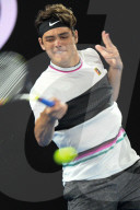 PEOPLE - Australian Open Tennis: Taylor Fritz gegen Roger Federer