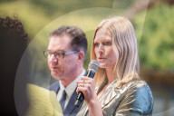 PEOPLE - Toni Garrn bei einer Diskussion zum Thema Kinderarbeit auf der Internationalen Grünen Woche in Berlin 