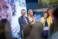 PEOPLE - Toni Garrn bei einer Diskussion zum Thema Kinderarbeit auf der Internationalen Grünen Woche in Berlin 