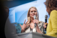 PEOPLE - Toni Garrn bei einer Diskussion zum Thema Kinderarbeit auf der Internationalen Grünen Woche in Berlin 