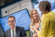 PEOPLE - Toni Garrn bei einer Diskussion zum Thema Kinderarbeit auf der Internationalen Grünen Woche in Berlin 