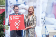PEOPLE - Toni Garrn bei einer Diskussion zum Thema Kinderarbeit auf der Internationalen Grünen Woche in Berlin 