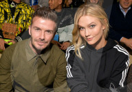 PEOPLE - David Beckham und Karlie Kloss bei derAdidas Modenschau in Paris