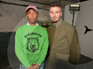 PEOPLE - David Beckham und Karlie Kloss bei derAdidas Modenschau in Paris