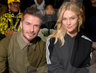 PEOPLE - David Beckham und Karlie Kloss bei derAdidas Modenschau in Paris