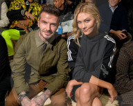 PEOPLE - David Beckham und Karlie Kloss bei derAdidas Modenschau in Paris