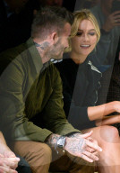 PEOPLE - David Beckham und Karlie Kloss bei derAdidas Modenschau in Paris