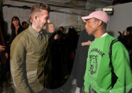 PEOPLE - David Beckham und Karlie Kloss bei derAdidas Modenschau in Paris