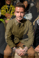 PEOPLE - David Beckham und Karlie Kloss bei derAdidas Modenschau in Paris