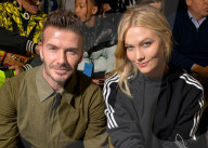 PEOPLE - David Beckham und Karlie Kloss bei derAdidas Modenschau in Paris
