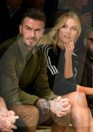 PEOPLE - David Beckham und Karlie Kloss bei derAdidas Modenschau in Paris
