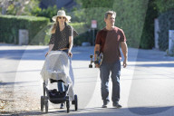 EXKLUSIV - Josh Brolin und Kathryn Boyd mit ihrem Baby Westlyn in Malibu unterwegs