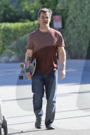EXKLUSIV - Josh Brolin und Kathryn Boyd mit ihrem Baby Westlyn in Malibu unterwegs