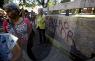 NEWS - Venezuela: Graffitis gegen Maduro