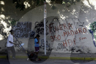 NEWS - Venezuela: Graffitis gegen Maduro
