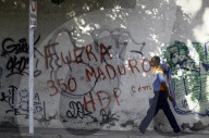 NEWS - Venezuela: Graffitis gegen Maduro