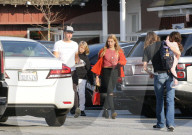 EXKLUSIV - Chris Martin mit Apple und Moses in Brentwood unterwegs