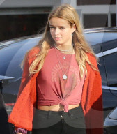 EXKLUSIV - Chris Martin mit Apple und Moses in Brentwood unterwegs