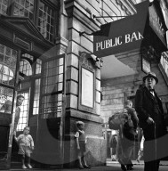 RETRO - Victoria Station in London 1951