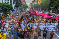NEWS - Die indigene BevÃ¶lkerung Brasiliens protestiert gegen die Politik von Bolsonaro