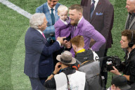 PEOPLE - Conor McGregor besucht mit dem Nachwuchs das Super Bowl Spiel