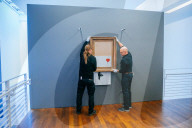 PEOPLE - Das geschredderte Banksy Bild kommt mit neuem Namen ins Museum Frieder Burda in Baden-Baden