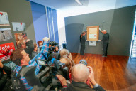PEOPLE - Das geschredderte Banksy Bild kommt mit neuem Namen ins Museum Frieder Burda in Baden-Baden
