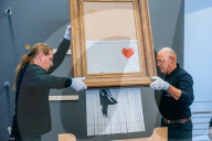 PEOPLE - Das geschredderte Banksy Bild kommt mit neuem Namen ins Museum Frieder Burda in Baden-Baden