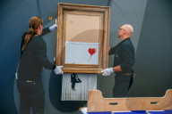 PEOPLE - Das geschredderte Banksy Bild kommt mit neuem Namen ins Museum Frieder Burda in Baden-Baden