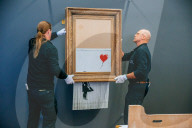 PEOPLE - Das geschredderte Banksy Bild kommt mit neuem Namen ins Museum Frieder Burda in Baden-Baden