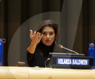 PEOPLE - Alec Baldwin und Hilaria Baldwin sprechen vor den Vereinten Nationen