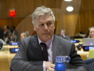 PEOPLE - Alec Baldwin und Hilaria Baldwin sprechen vor den Vereinten Nationen