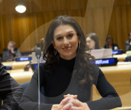 PEOPLE - Alec Baldwin und Hilaria Baldwin sprechen vor den Vereinten Nationen