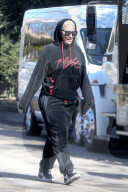 EXKLUSIV - Amber Rose im Schlabber-Look in L.A. unterwegs