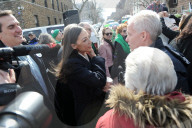 AOC comes to Queens for St Pat's for All