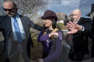 NEWS - Huawei-CFO Meng Wanzhou aucf dem Weg zum Gericht in Vancouver