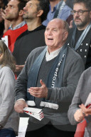 PEOPLE - Uli Hoeness am Euroleague-Spiel des FC Bayern Basketball 