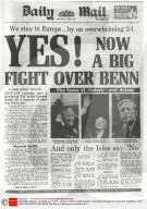 NEWS - Brexit:  Erstes britisches Europa-Referendum 1975