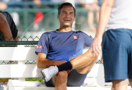 NEWS - Tennis: Roger Federer beim Trining in Indian Wells