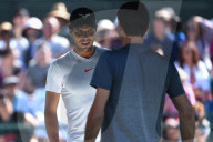 NEWS - Tennis: Roger Federer beim Trining in Indian Wells