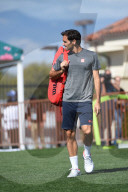 NEWS - Tennis: Roger Federer beim Trining in Indian Wells