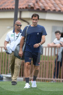 NEWS - Tennis: Roger Federer beim Trining in Indian Wells