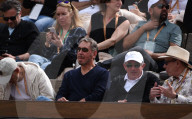 PEOPLE - Tennis: Mirka Federer und die Kinder auf der Tribüne in Indian Wells