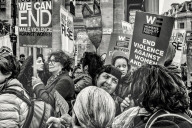 Million Women Rise: thousands march through central London. Annual rally to campaign for an end to violence against women celebrates its 10th anniversary.
